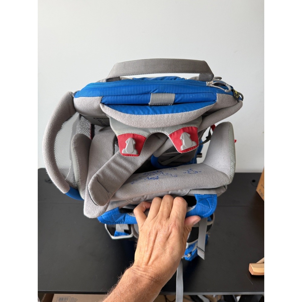 Osprey Poco Plus Child Carrier Backpack Blue Grey Hiking Baby Toddler Gear - Picture 5 of 7